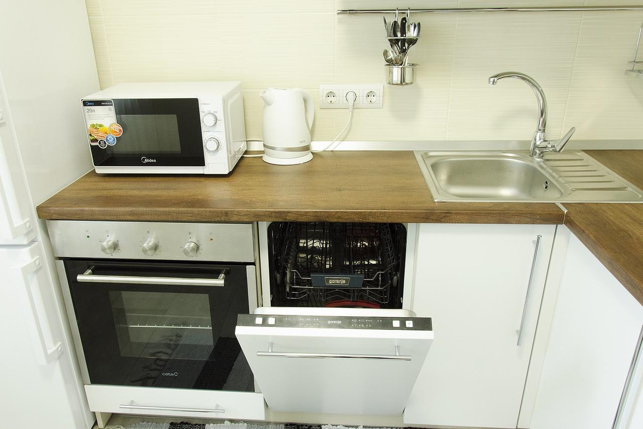 Appartamento Apartament Delux Light Kiev Esterno foto